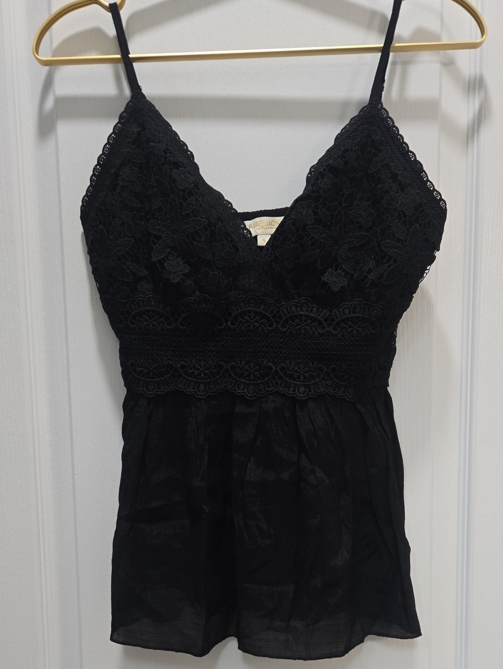 Black Lace Camisole Tank Top -  Women Intimates & Sleepwear
